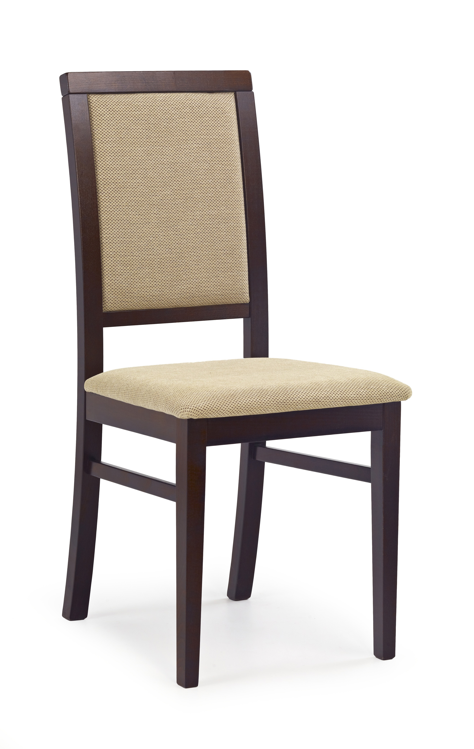 SYLWEK1 krzesło ciemny orzech, tkanina