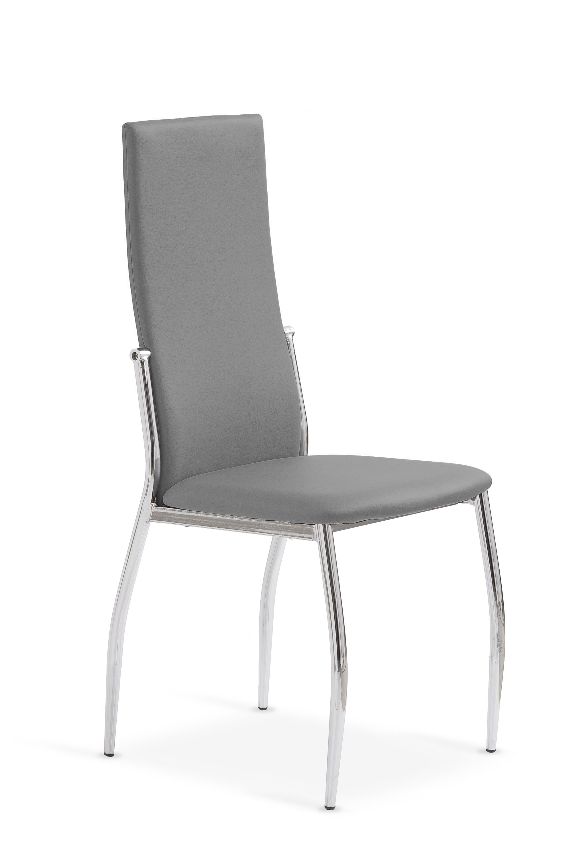 K3 krzesło chrom/popiel