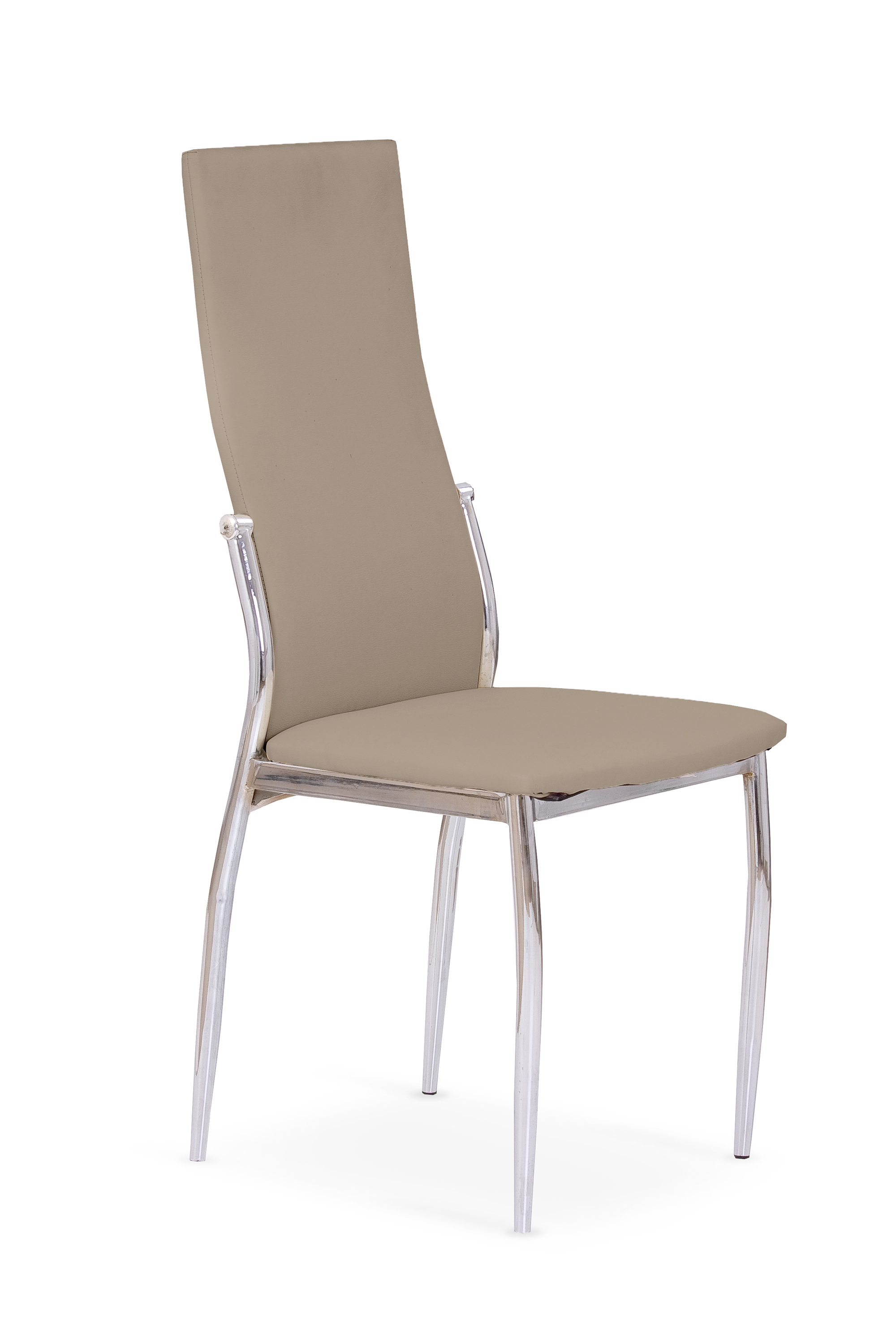 K3 krzesło chrom/cappuccino