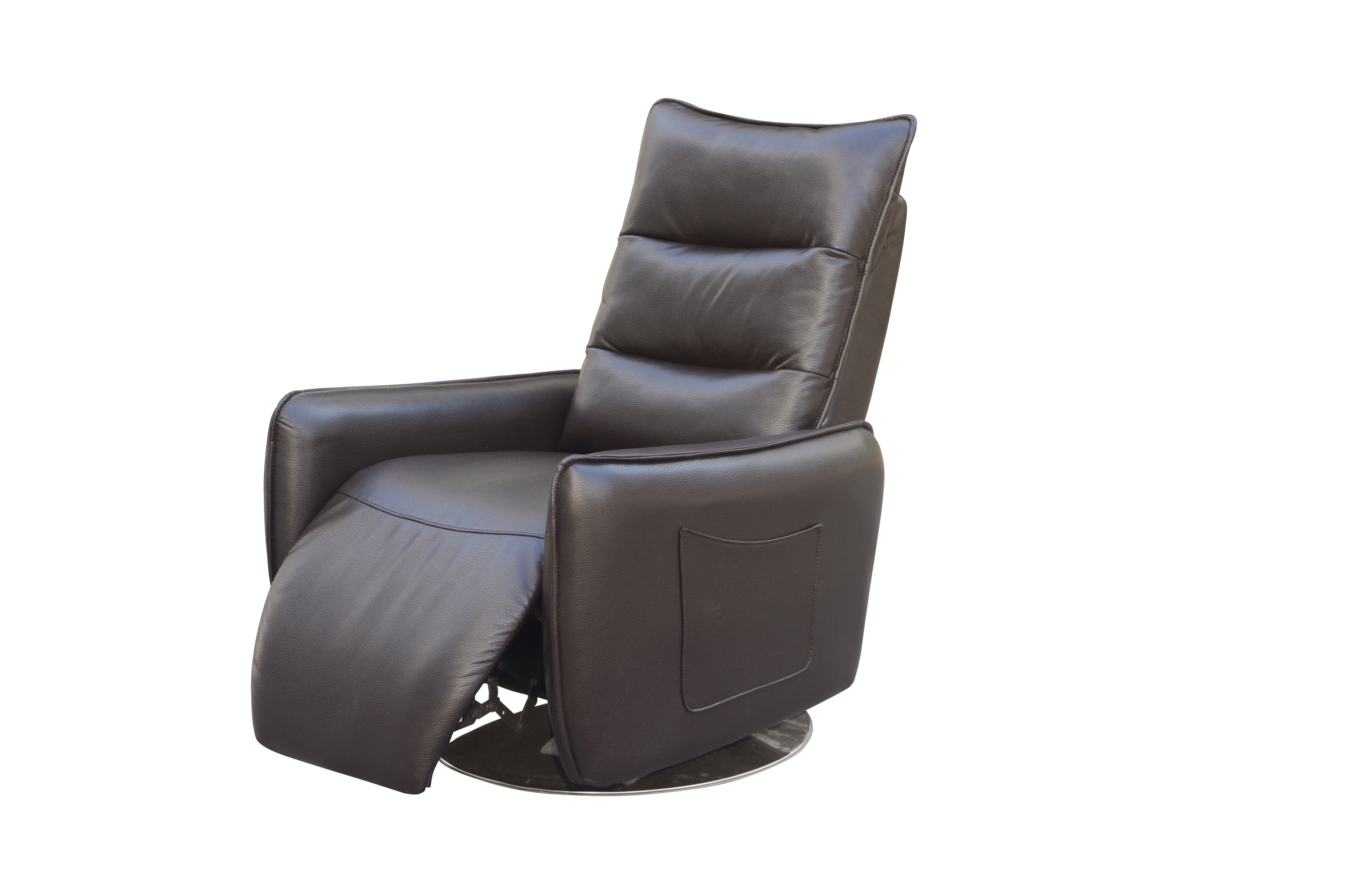 ROYAL recliner brązowy