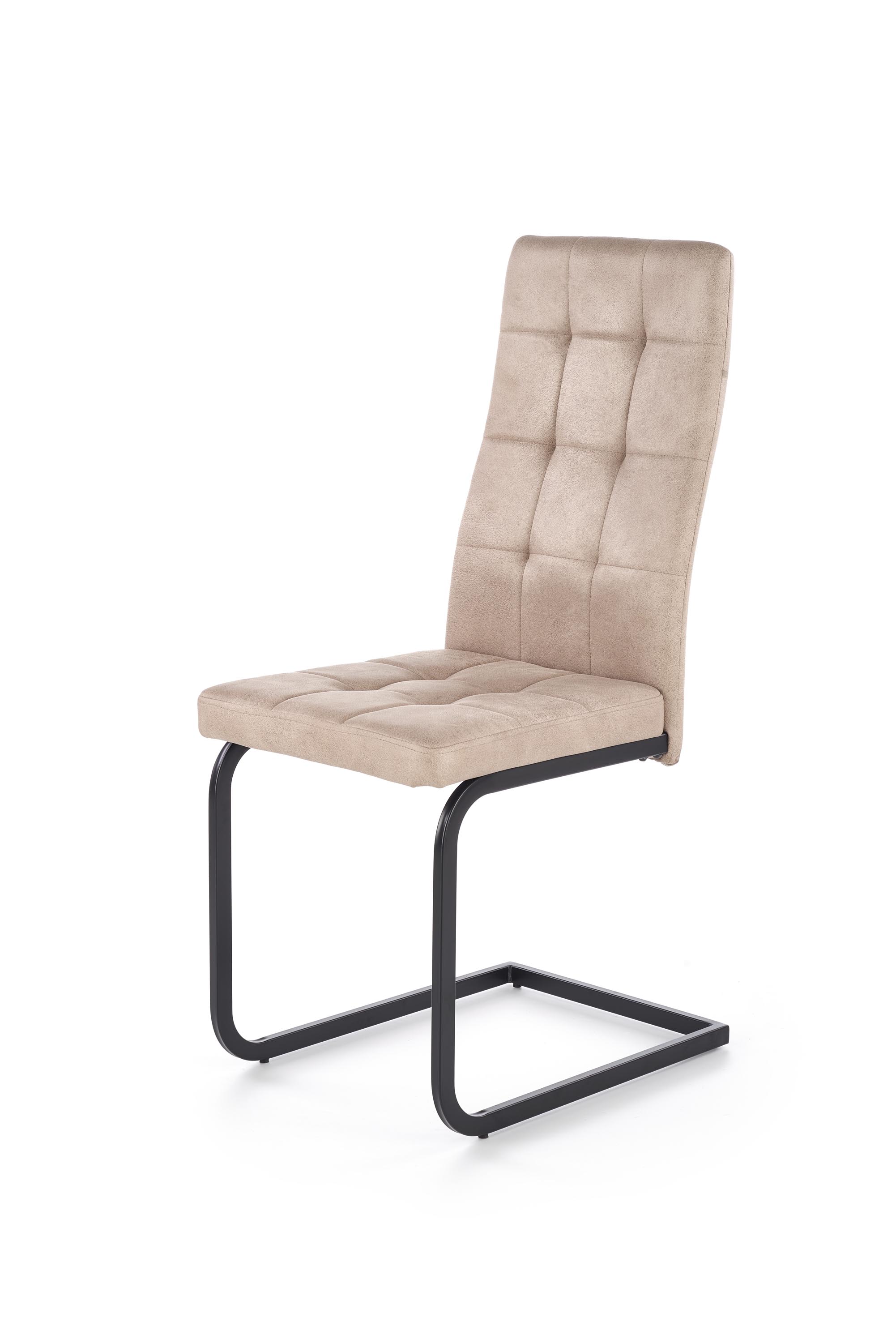 K310 krzesło stelaż - czarny, tapicerka - beżowa (1p=4szt)