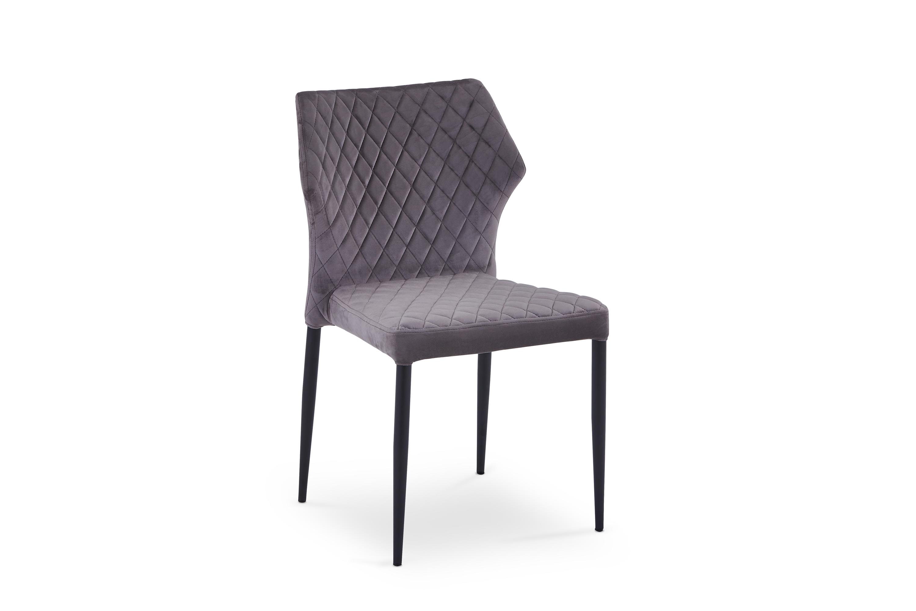 K331 krzesło nogi - czarne, siedzisko - ciemny popiel