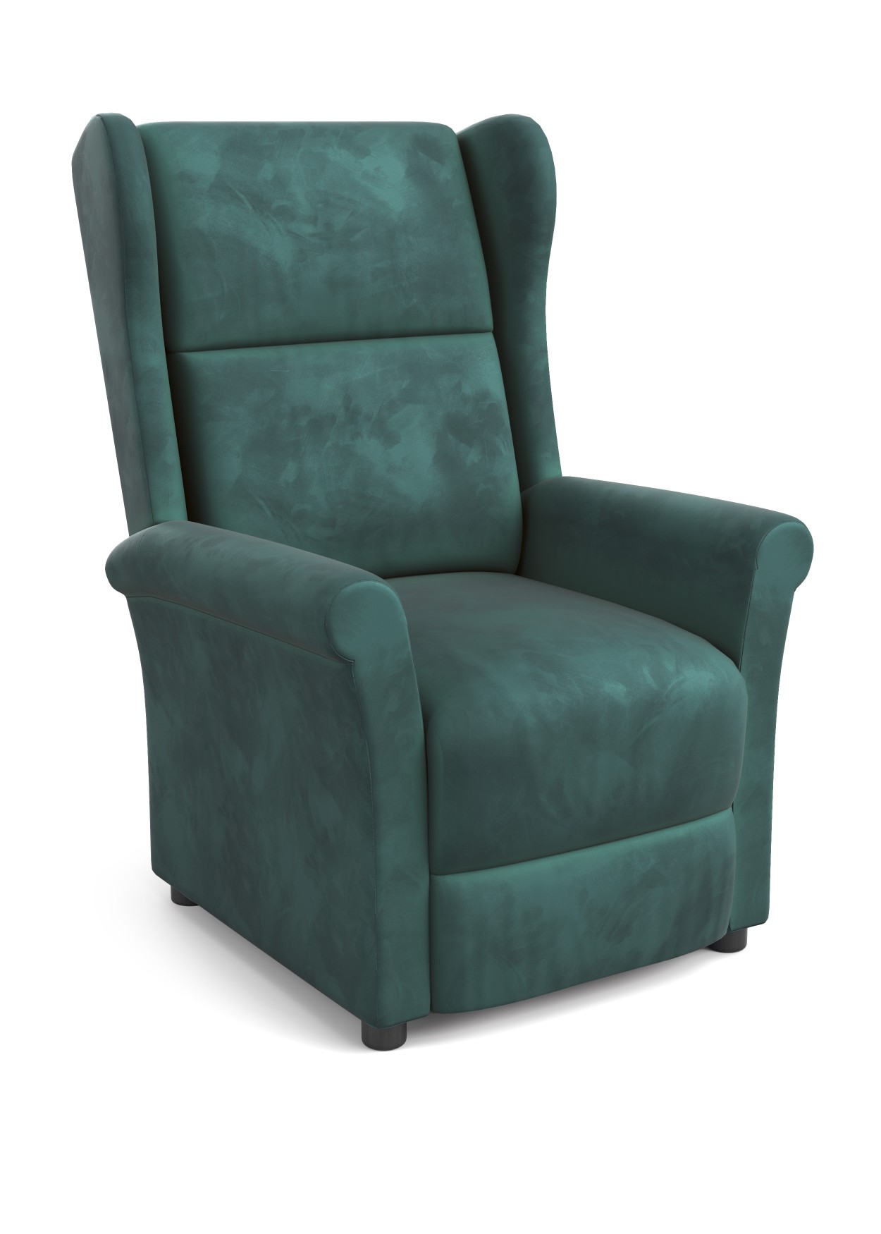 Fotel rozkładany AGUSTIN 2 velvet ciemny zielony