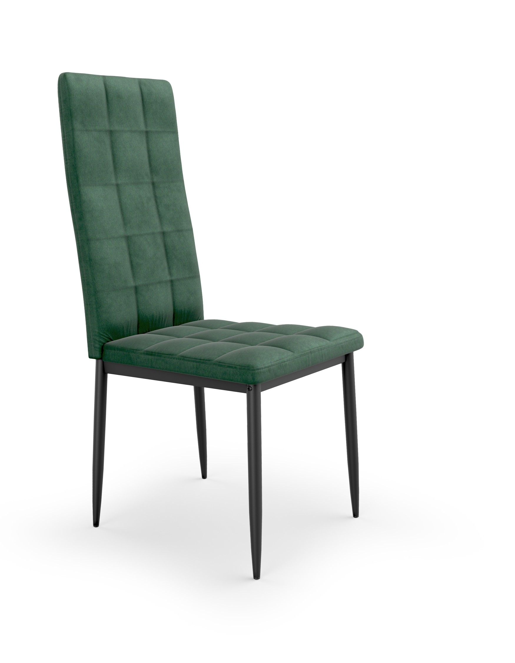 K415 krzesło ciemny zielony velvet