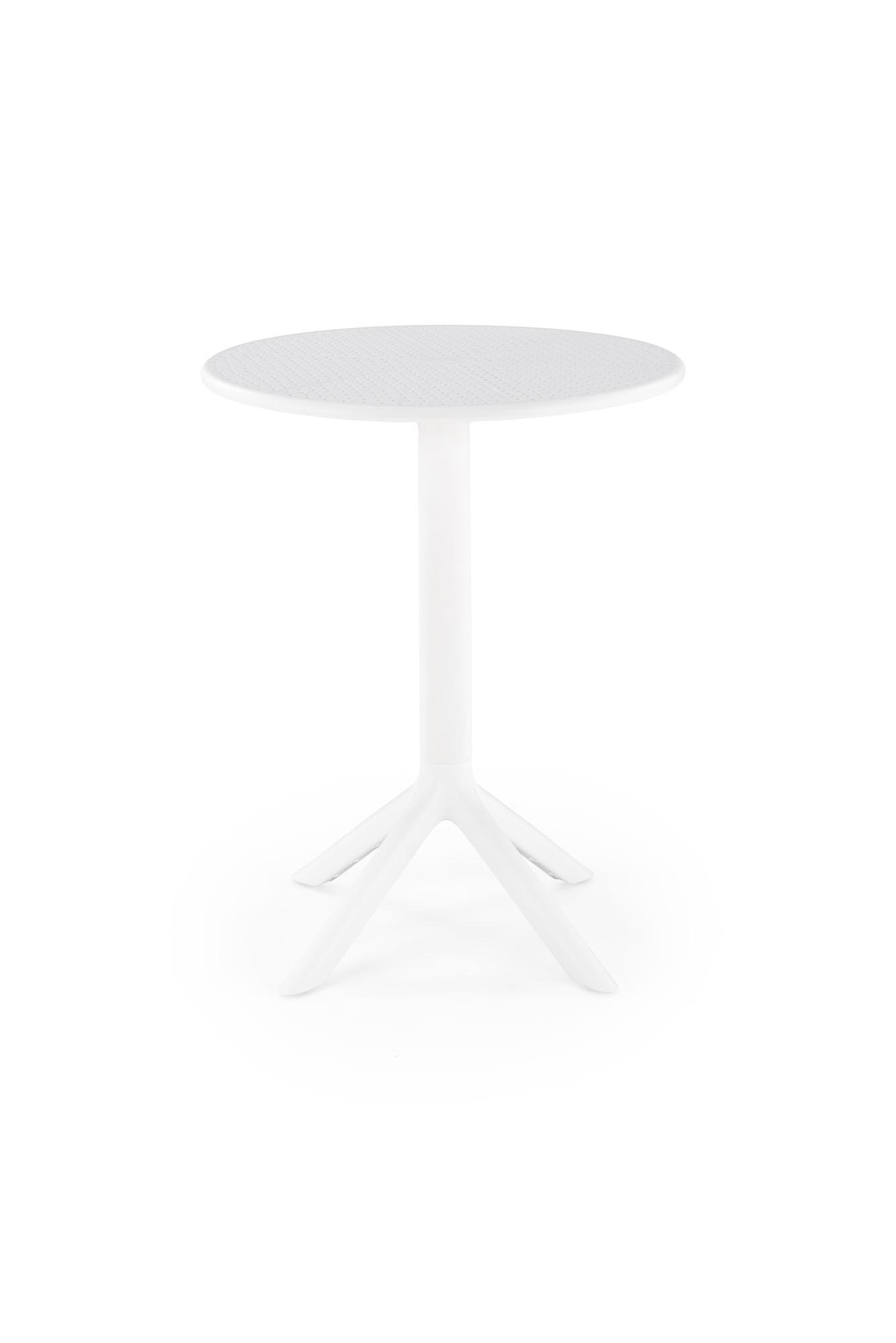 Stół CALVO okrągły biały 60