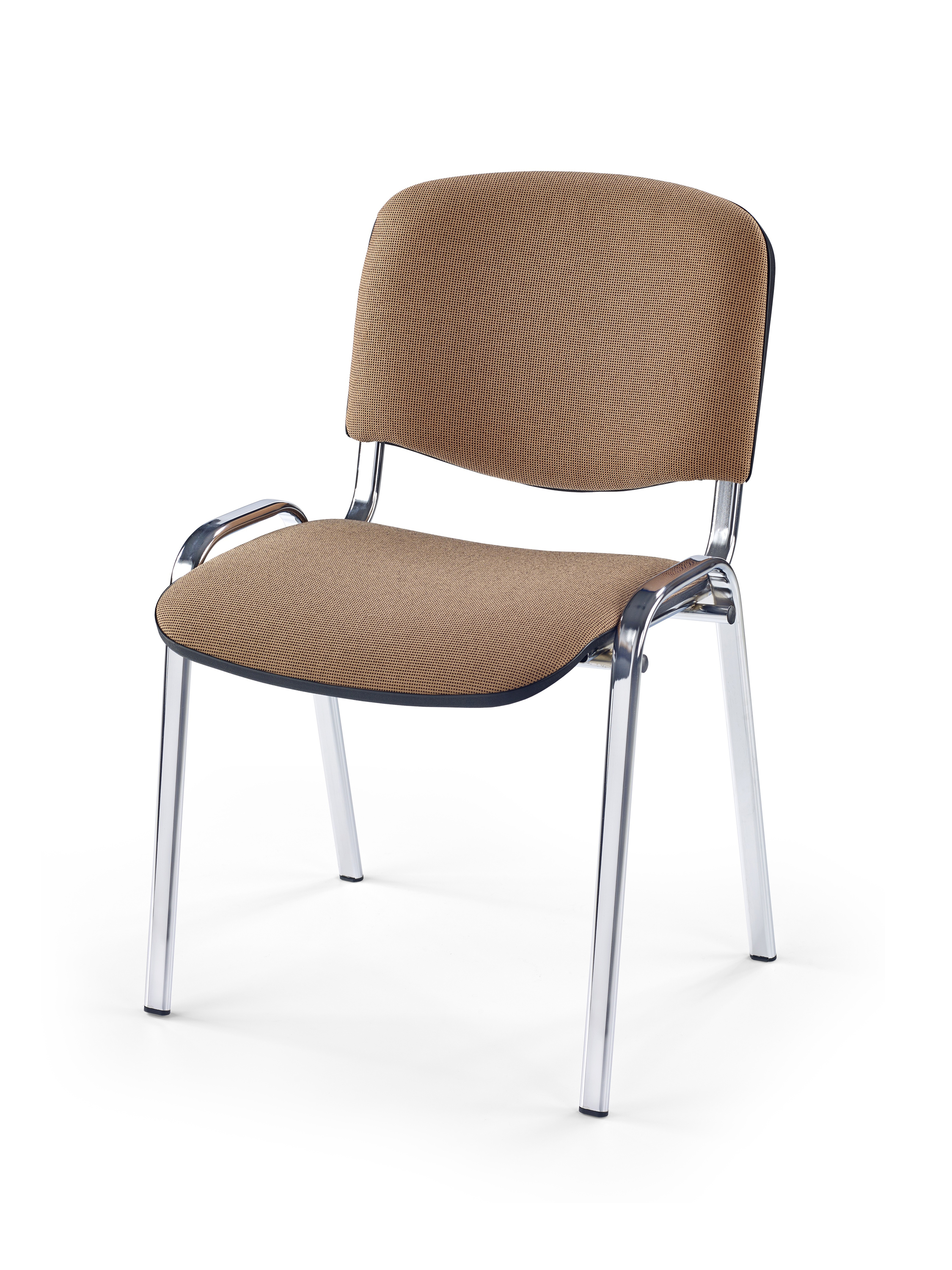 ISO krzesło chrom/ beżowy