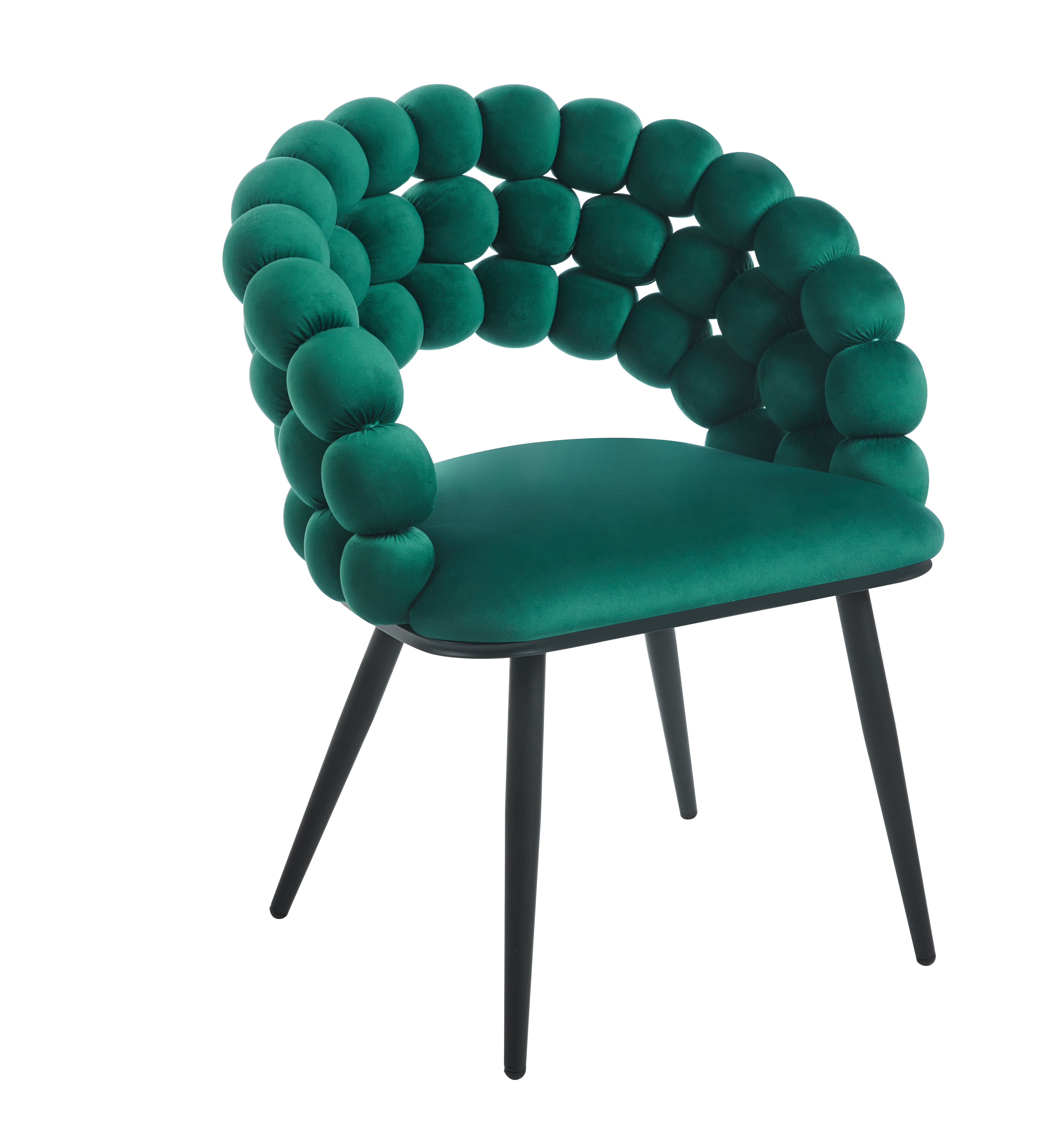 Krzesło K20-FX velvet (zielone)