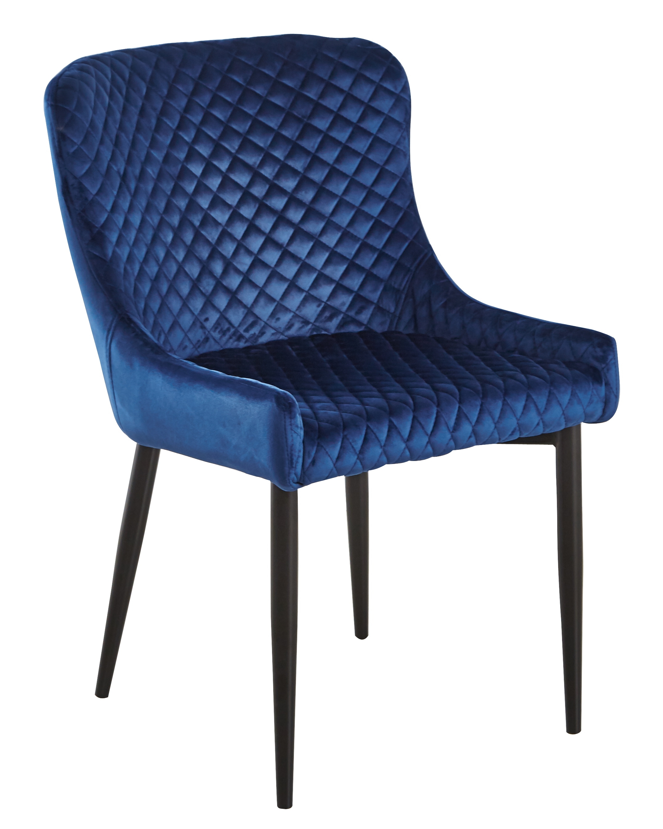 Krzesło MC-15 velvet niebieskie
