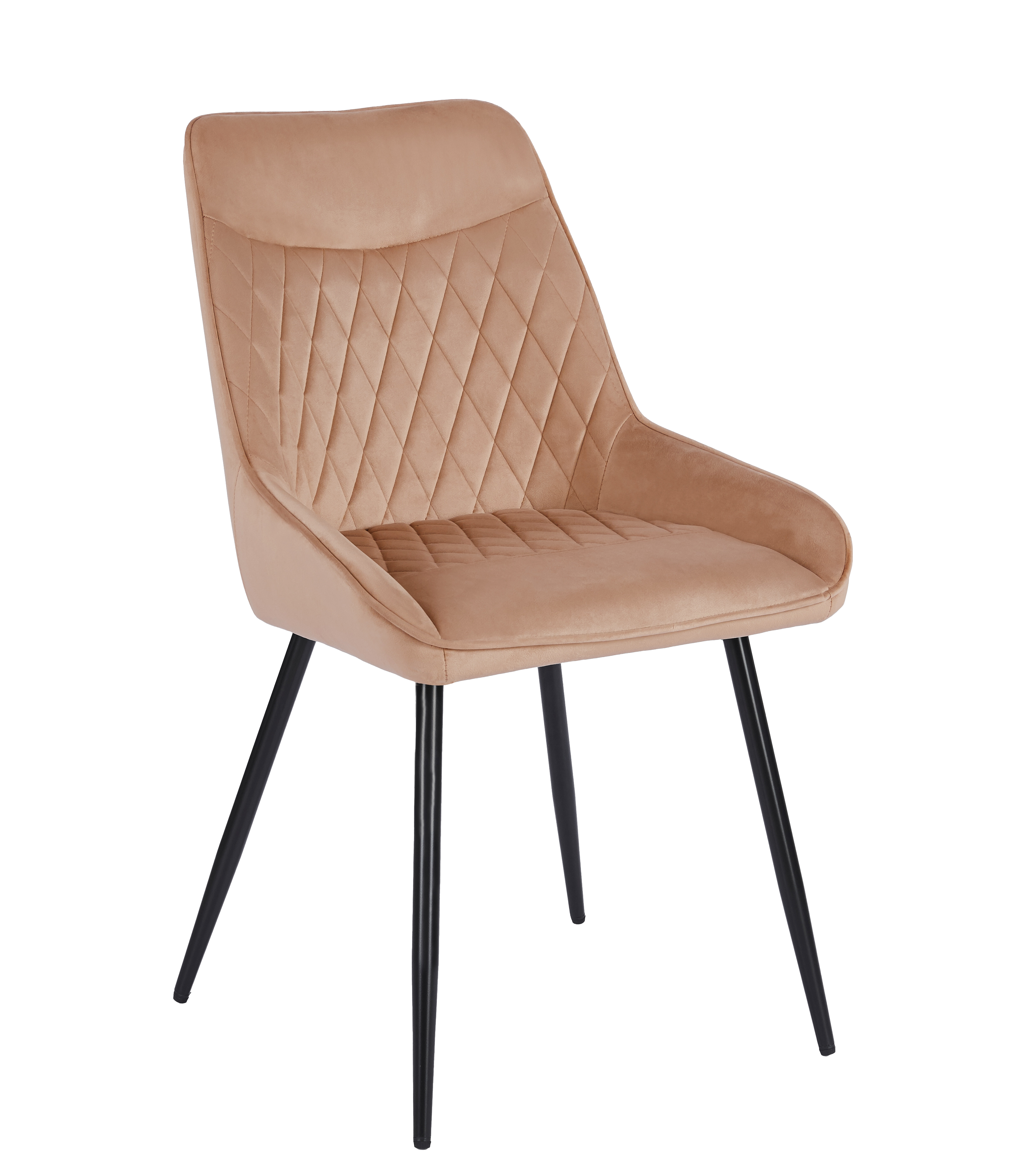 PRZEDSPRZEDAŻ Krzesło K58-FX-149702 velvet - Riviera 24 cappuccino