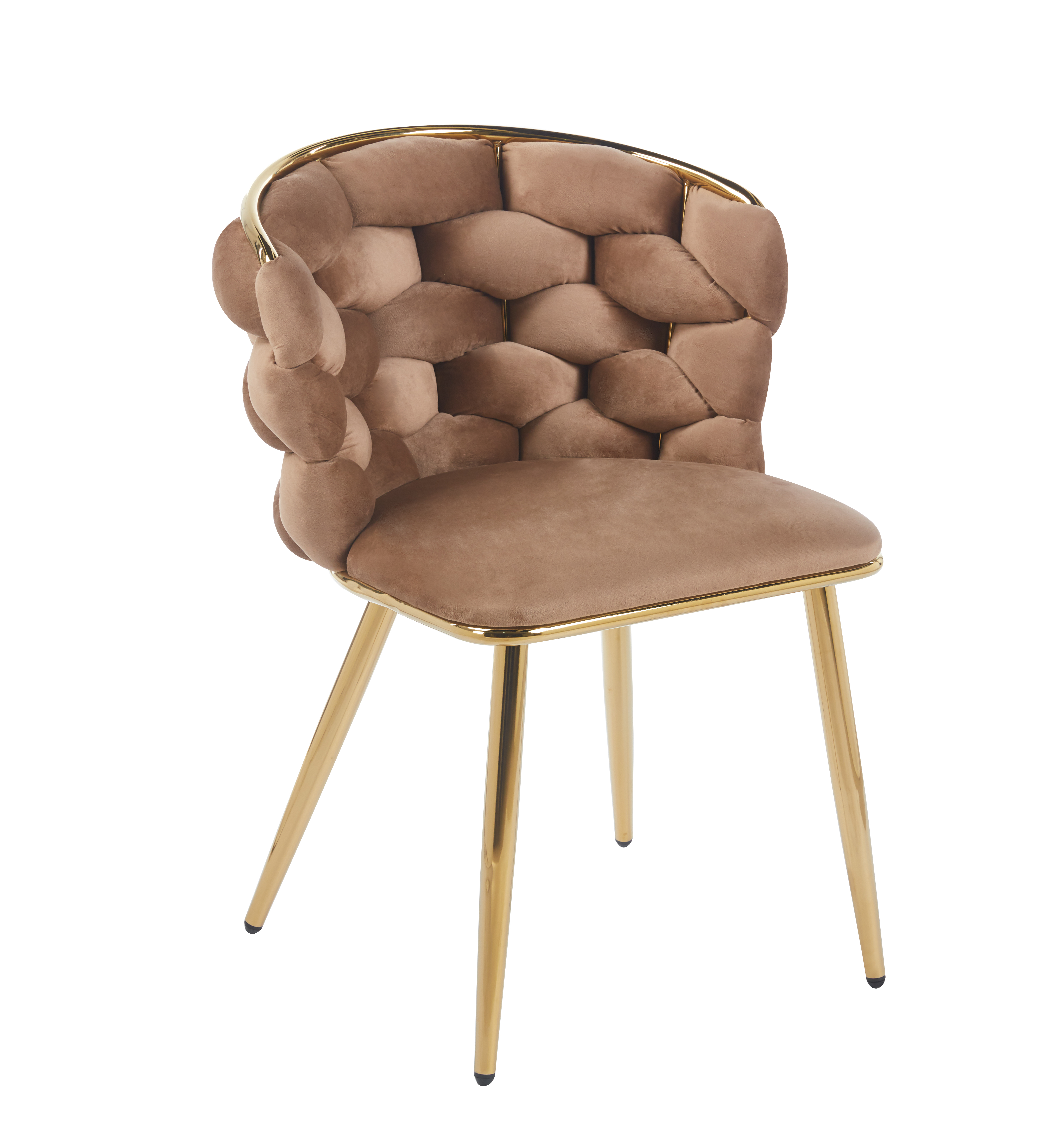 Krzesło K47-FX (G) velvet (cappuccino)