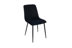 Krzesło velvet (czarne)
