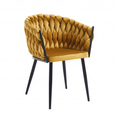 Krzesło velvet K7-FX (curry)