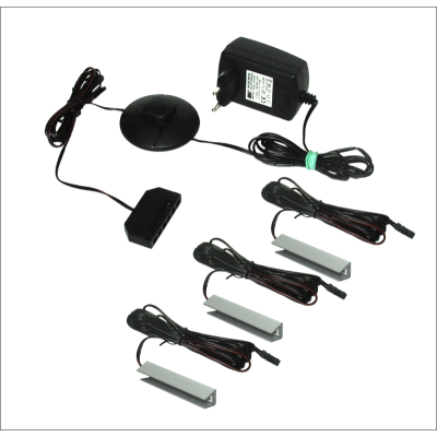 ośw. 3x klips LED, biały ciepły