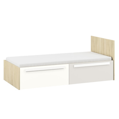 DROP 17 Łóżko 90 wstawka szary jasny