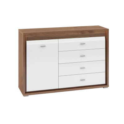 DALLAS 03 Komoda ryfla orzech