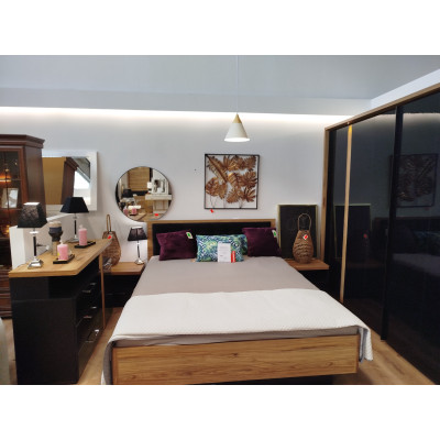 Zestaw mebli TULUZA BLACK do sypialni