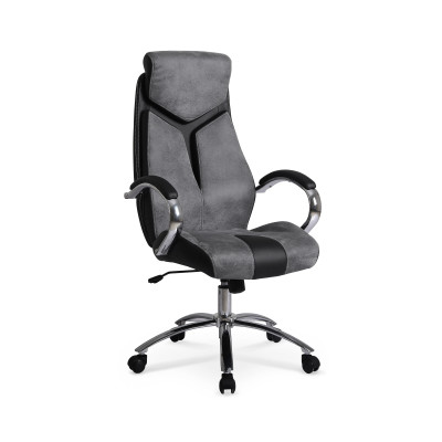 NIXON fotel gabinetowy szaro-czarny