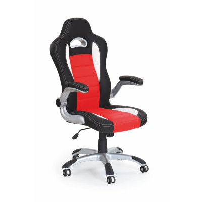 LOTUS fotel gabinetowy czarno-czerwony