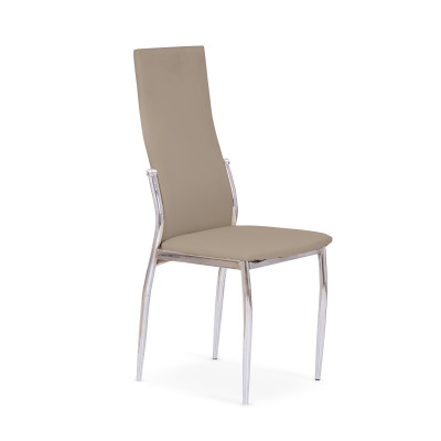 K3 krzesło chrom/cappuccino