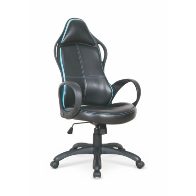 HELIX fotel gabinetowy czarno-niebieski