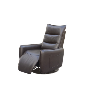 ROYAL recliner brązowy