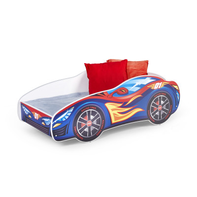 Łóżko dziecięce SPEED z materacem wielobarwne 70x140 