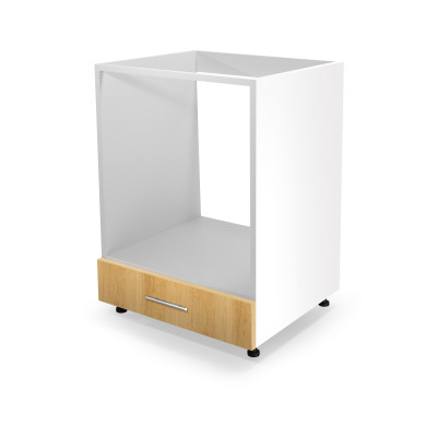 VENTO DP-60/82 szafka dolna pod zabudowę piekarnika front: dąb miodowy