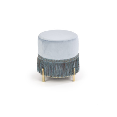 COSBY pufa jasny niebieski / złoty