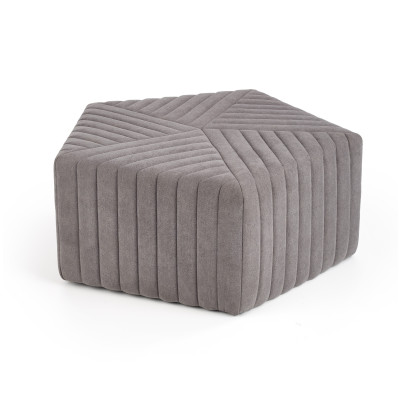 HEXA pufa popielaty