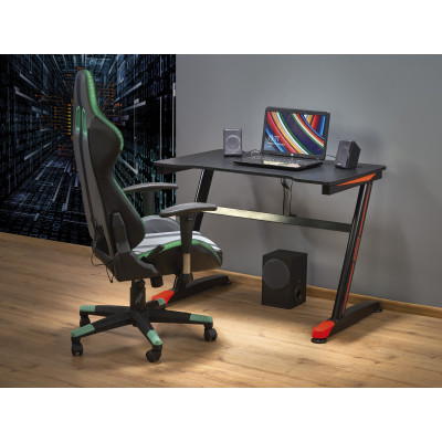 B40 biurko gamingowe czarny / czerwony