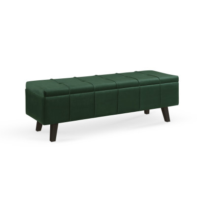 MASSIMO ławka ciemny zielony velvet