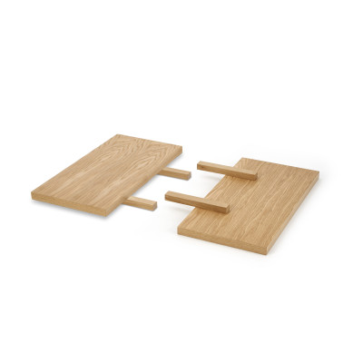 APEX & RADUS - przedłużka blatu 78x40 cm; MDF + okleina naturalna kolor: dąb naturalny