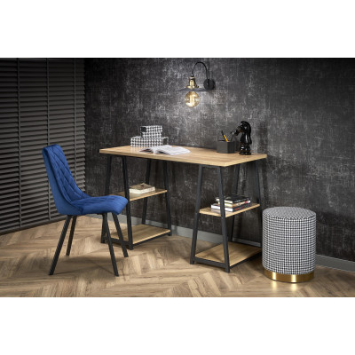 B44 biurko dąb sonoma / czarny