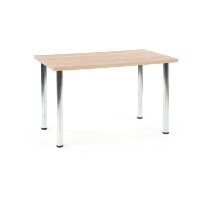 MODEX 120 stół kolor blat - dąb sonoma, nogi - chrom
