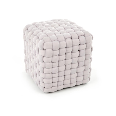 RUBIK pufa popielaty