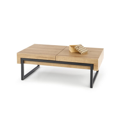 CLARA ława dąb złoty/czarny