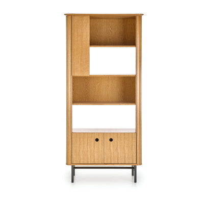 SMART regał REG-1 dąb naturalny/czarny