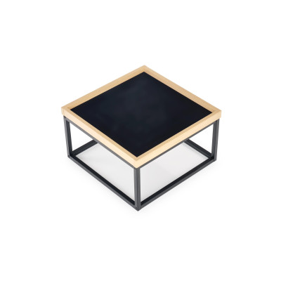 VESPA S ława blat: naturalny, nogi: czarny