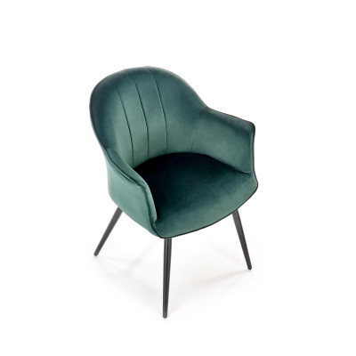 K468 krzesło ciemny zielony