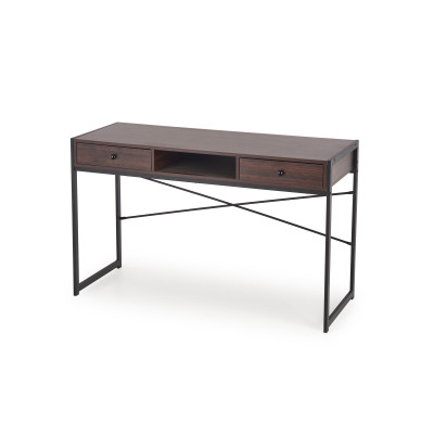 B46 biurko orzechowy / czarny