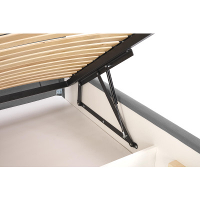 MODULO W3 łóżko 160 - wezgłowie popiel tap. Monolith 85