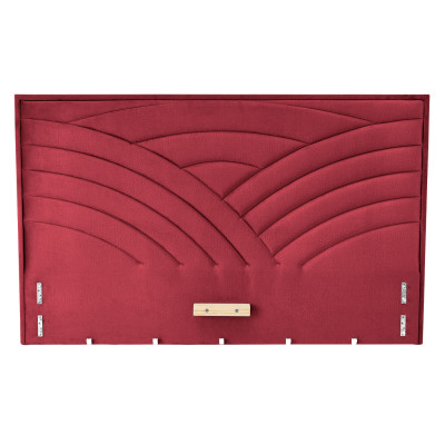 MODULO W3 łóżko 160 - wezgłowie bordowy tap. Monolith 59