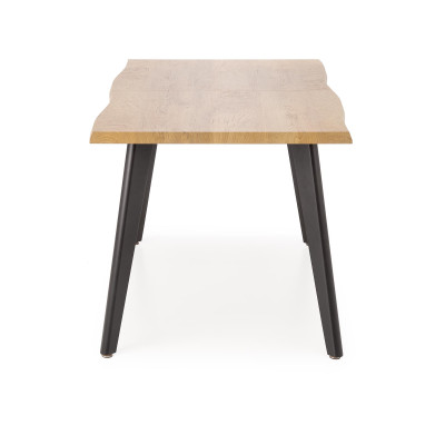 DICKSON 2 stół rozkładany 150-210/90 cm, blat - naturalny, nogi - czarny