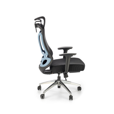 GILBERTO fotel gabinetowy czarny