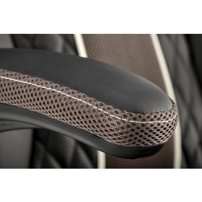 HAMLET fotel gabinetowy czarny / popielaty