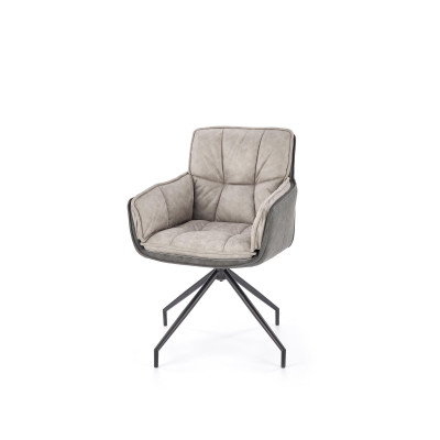 K523 krzesło popielaty / ciemny popiel