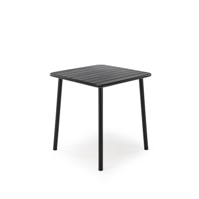 Stół ogrodowy BOSCO czarny 70x70