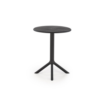 Stół CALVO okrągły czarny 60