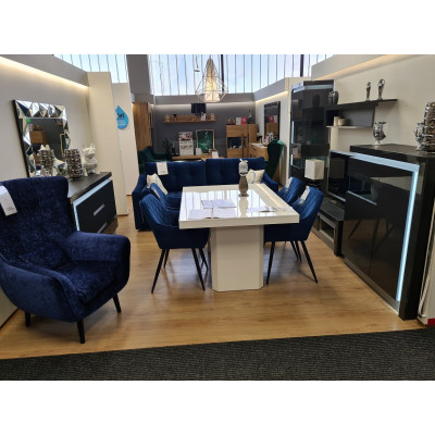 Zestaw mebli do salonu LYON CIEMNY styl nowoczesny