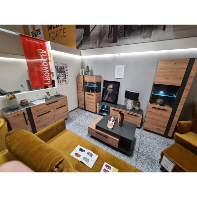 Zestaw mebli do salonu DENALI styl industrialny
